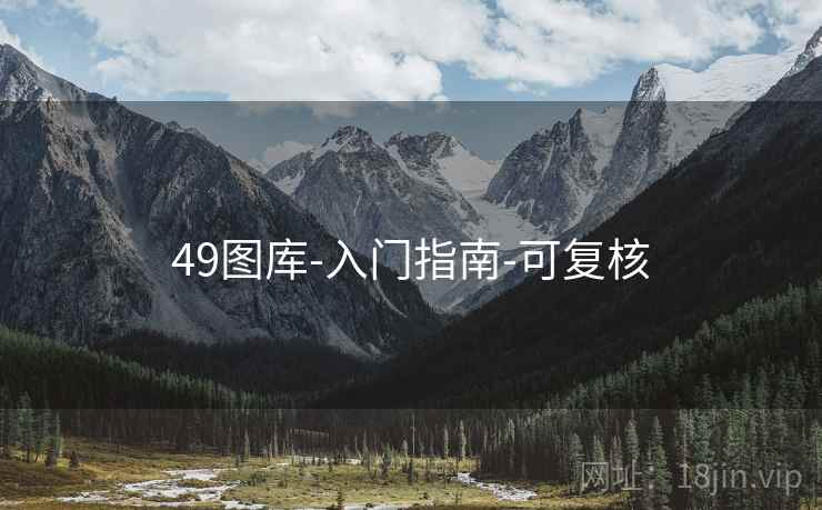 49图库-入门指南-可复核